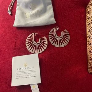 Kendra Scott Deanne Rose Gold Hoops